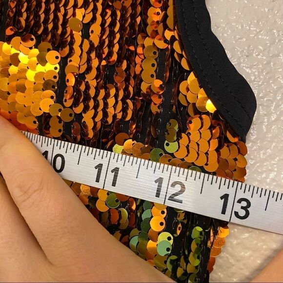 WEISSMAN Dance Costume hip hop BE THE ONE 10576 Rainbow Sequin Unitard child MC - Picture 10 of 12